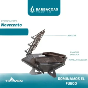 Parrilla Fogon Novecento Tromen fogonero novecento