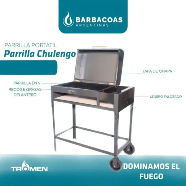 parrilla portátil chulengo